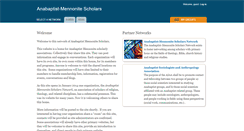 Desktop Screenshot of anabaptistscholars.net